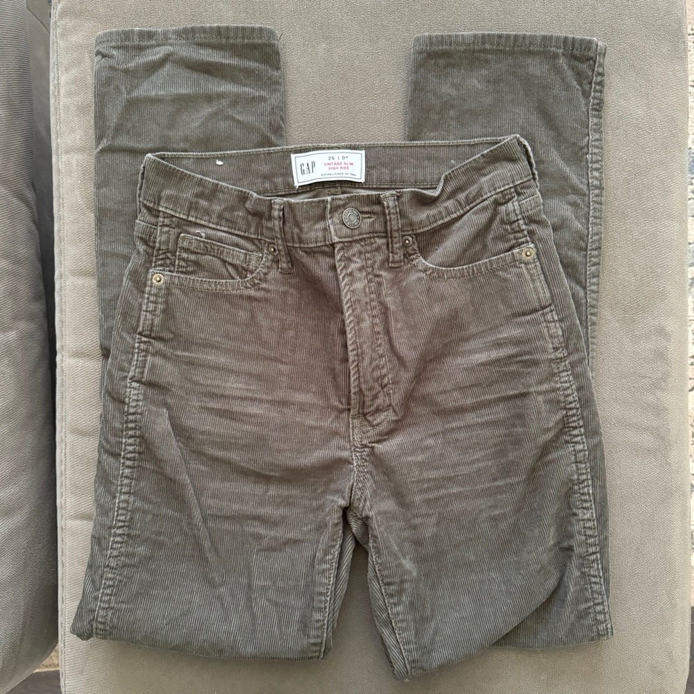 GAP Corduroy Vintage Slim Pants